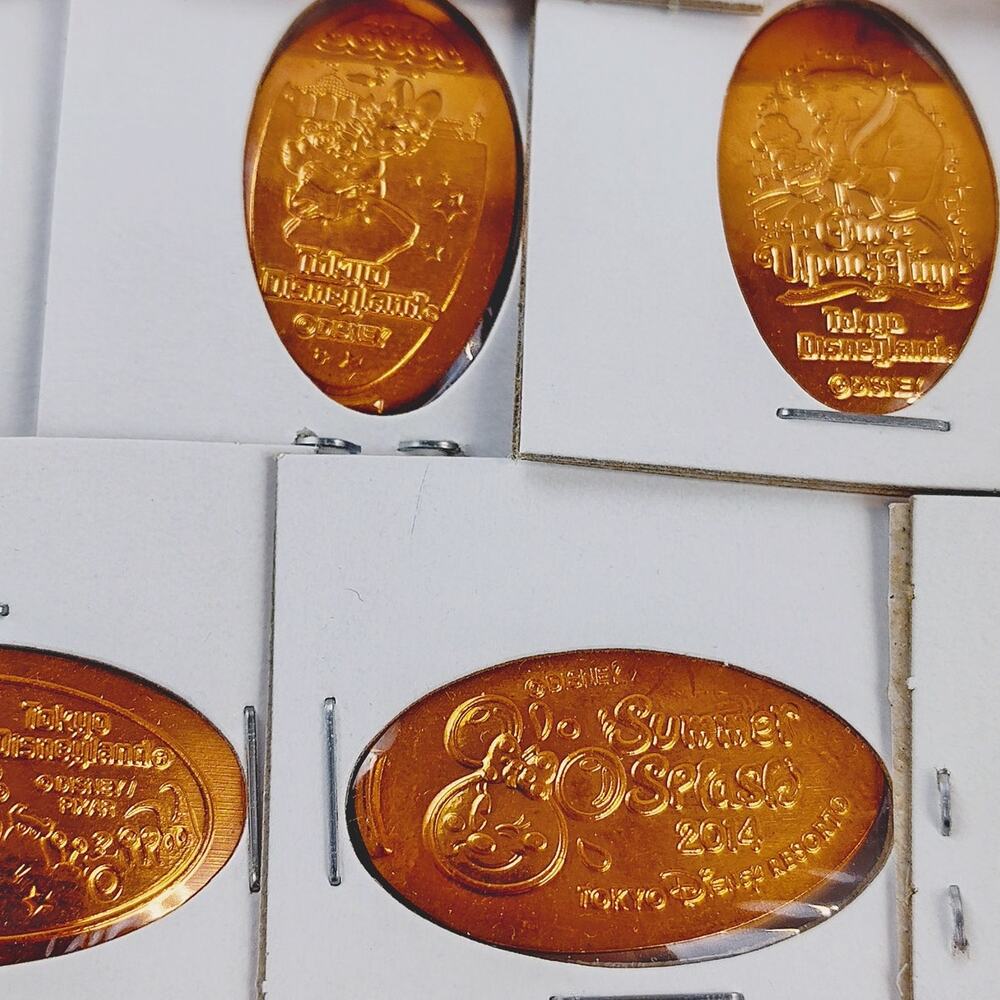 Tokyo Disneyland 2014 Pressed Coins - 16 Pressed Pennies - Picture 8 of 14